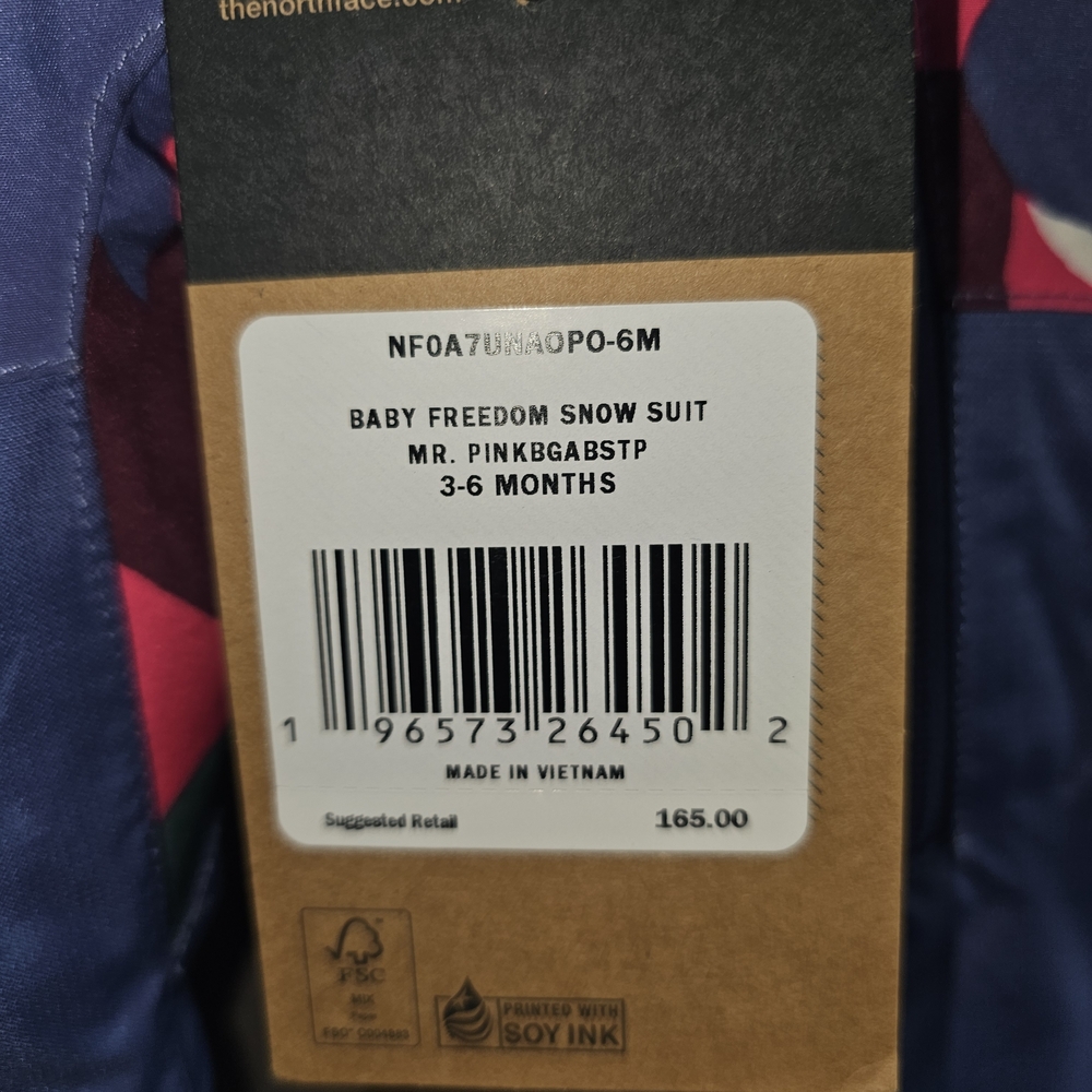 The North Face Kids Puffer Jacket - Blue and Pink